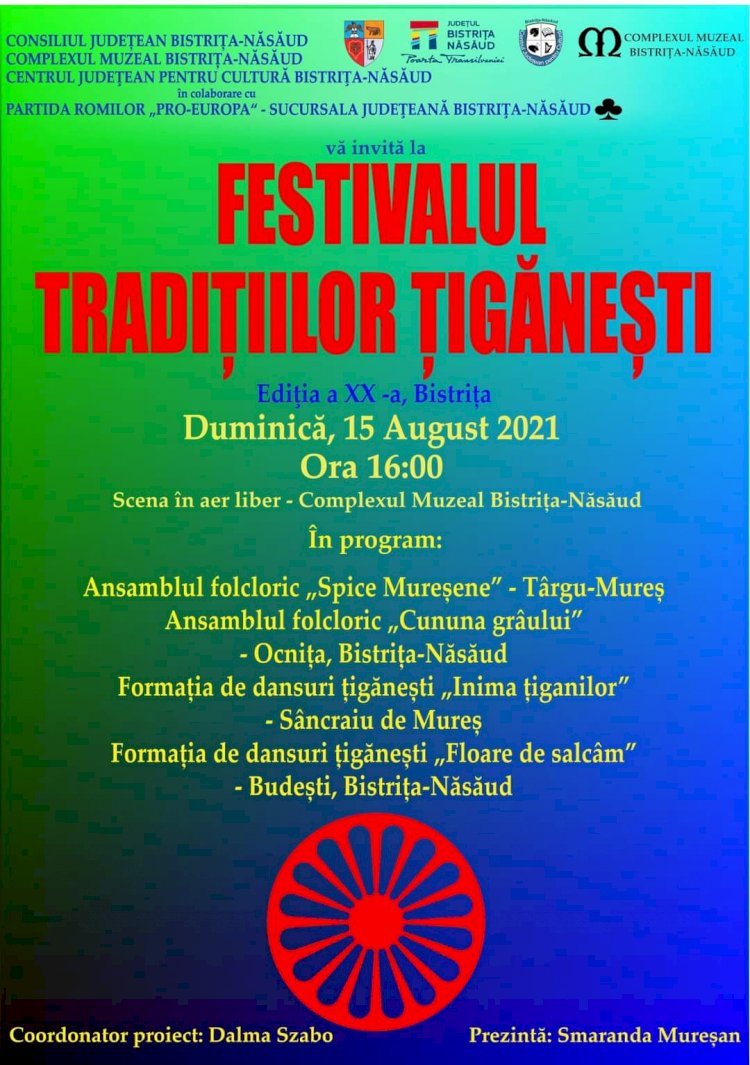 Festivalul Tradițiilor Tigănești, la Bistrița! Patru ansambluri și formații vor urca pe scenă