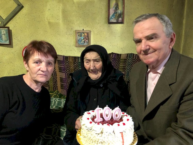 Cea mai vârstnică femeie din Jelna a împlinit 100 de ani