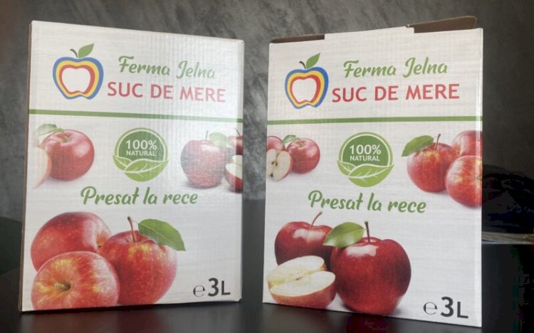 O companie bistrițeană atacă piața locală cu suc natural de mere, sub brandul Ferma Jelna